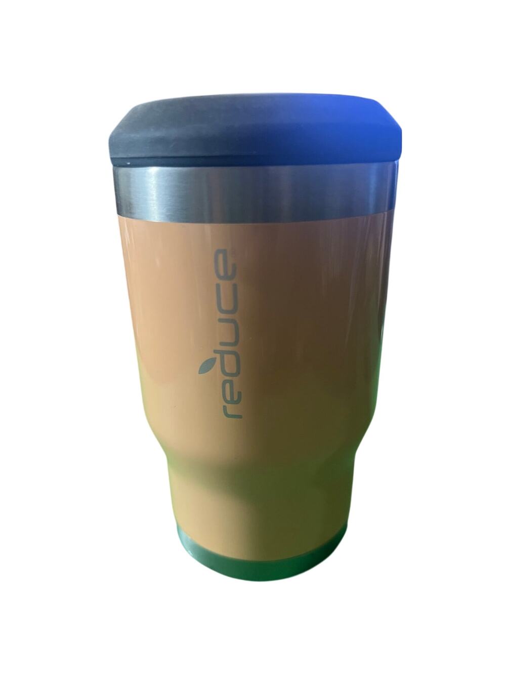 New Reduce Vacuum Insulated Drink Cooler Can/Bottle Koozie 14oz Peach Color